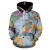 Colorful Map Hoodie