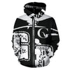 Gangsta Boyz Black & White Hoodie