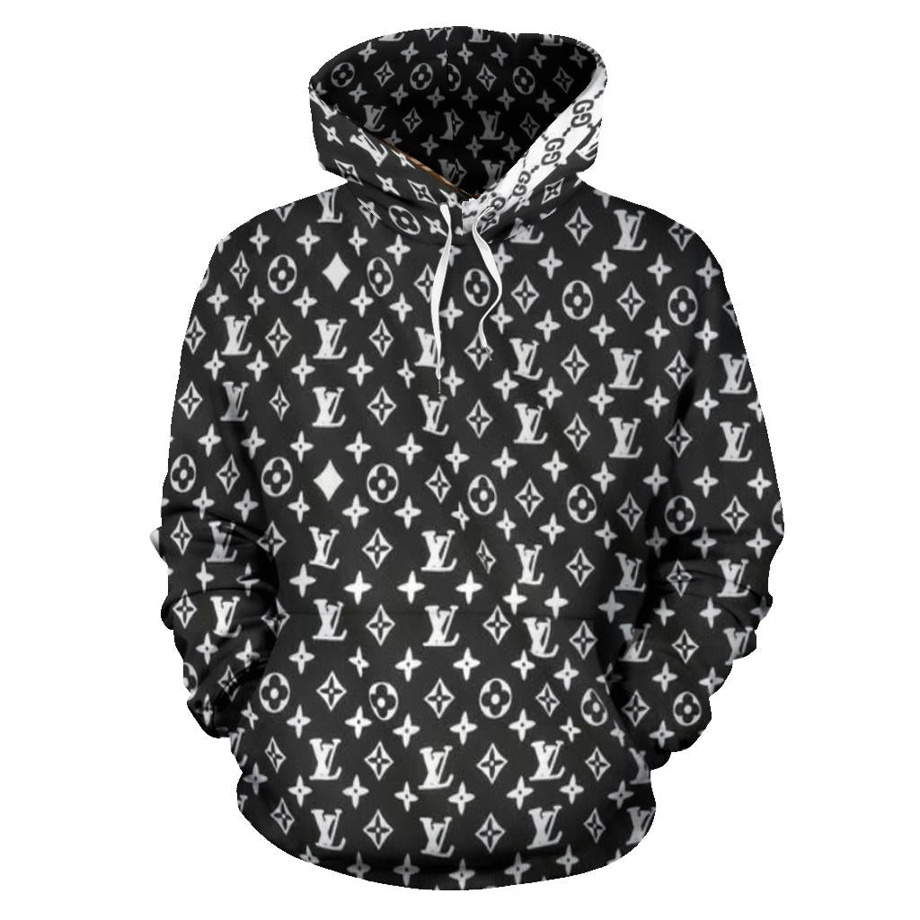 Hoodie Men Louis Vuitton Upside Down Logo Sweatshirt LV Hip Hop Hoodie