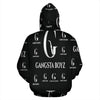 Gangsta Boyz Hip Hop Streetwear Silver Hoodie