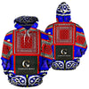 Gangsta Boyz Red & Blue Hoodie