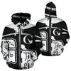 Gangsta Boyz Black & White Hoodie