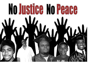 NO JUSTICE NO PEACE tshirt