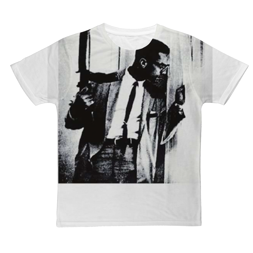 Malcolm X "By Any Means Necessary T-shirt    Malcolm X "By Any Means Necessary" T-shirt