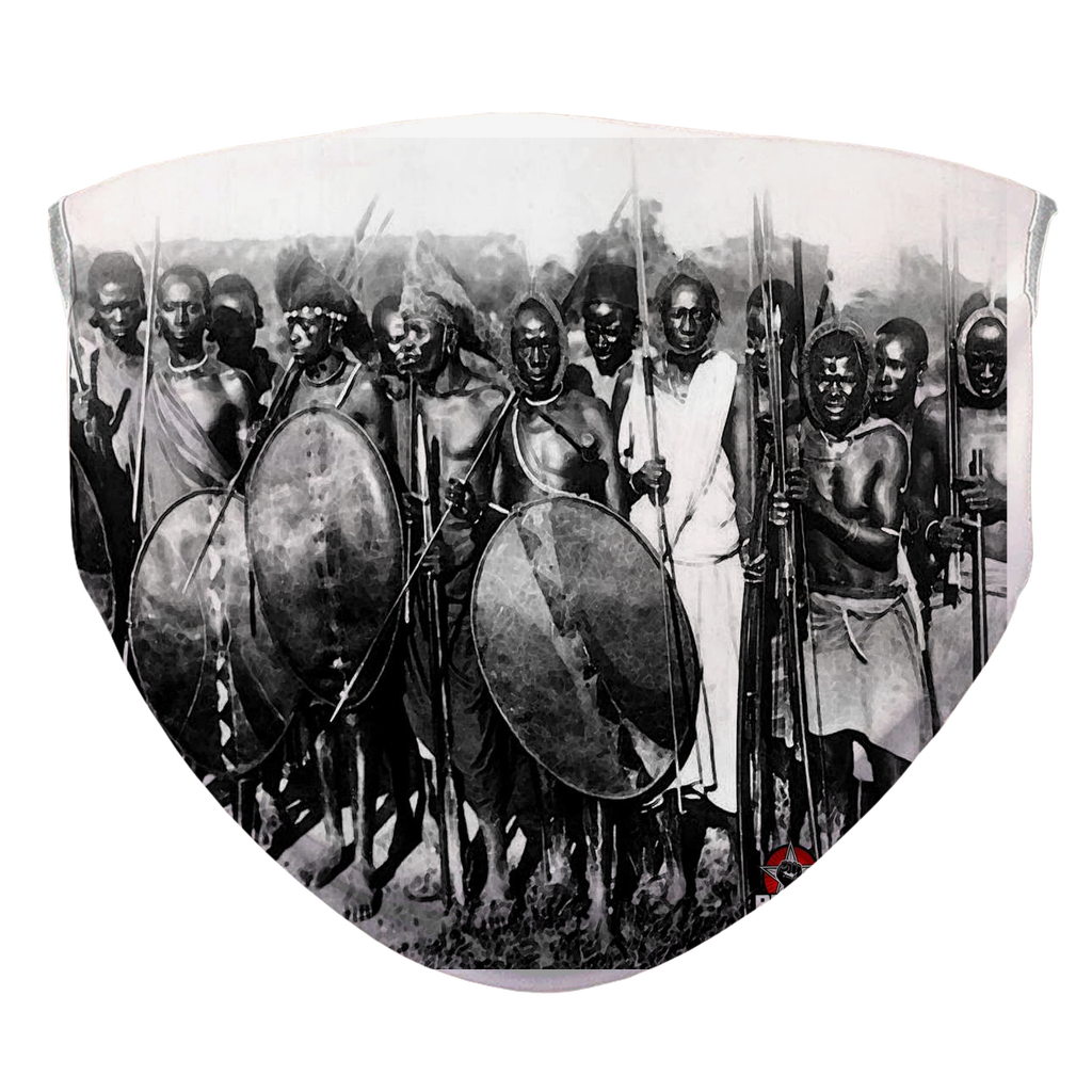 African Warriors Face Mask