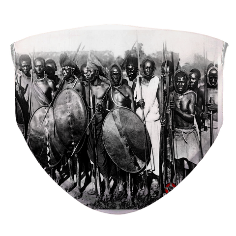 African Warriors Face Mask