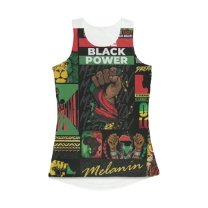 BLACK POWER Women's Performance Tank Top