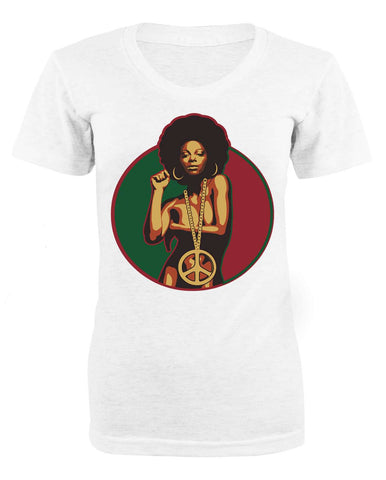 Afro Power Woman T-shirt