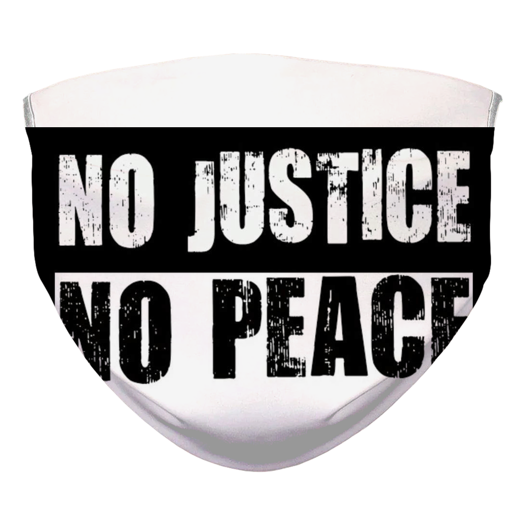 NO JUSTICE NO PEACE FACE MASK #2
