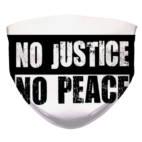 NO JUSTICE NO PEACE FACE MASK #2