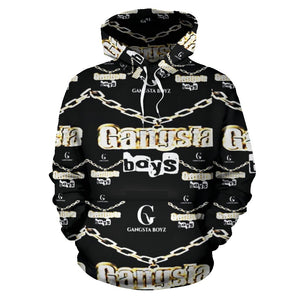 Gangsta Boyz  Gold Chain Hoodie