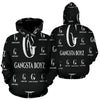 Gangsta Boyz Hip Hop Streetwear Silver Hoodie