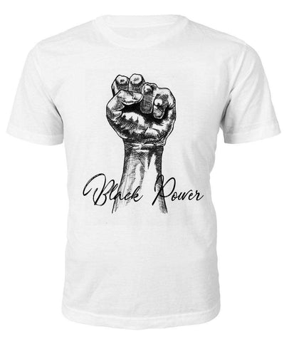 Black Power Fist "Drawn" T-shirt - Black Legacy