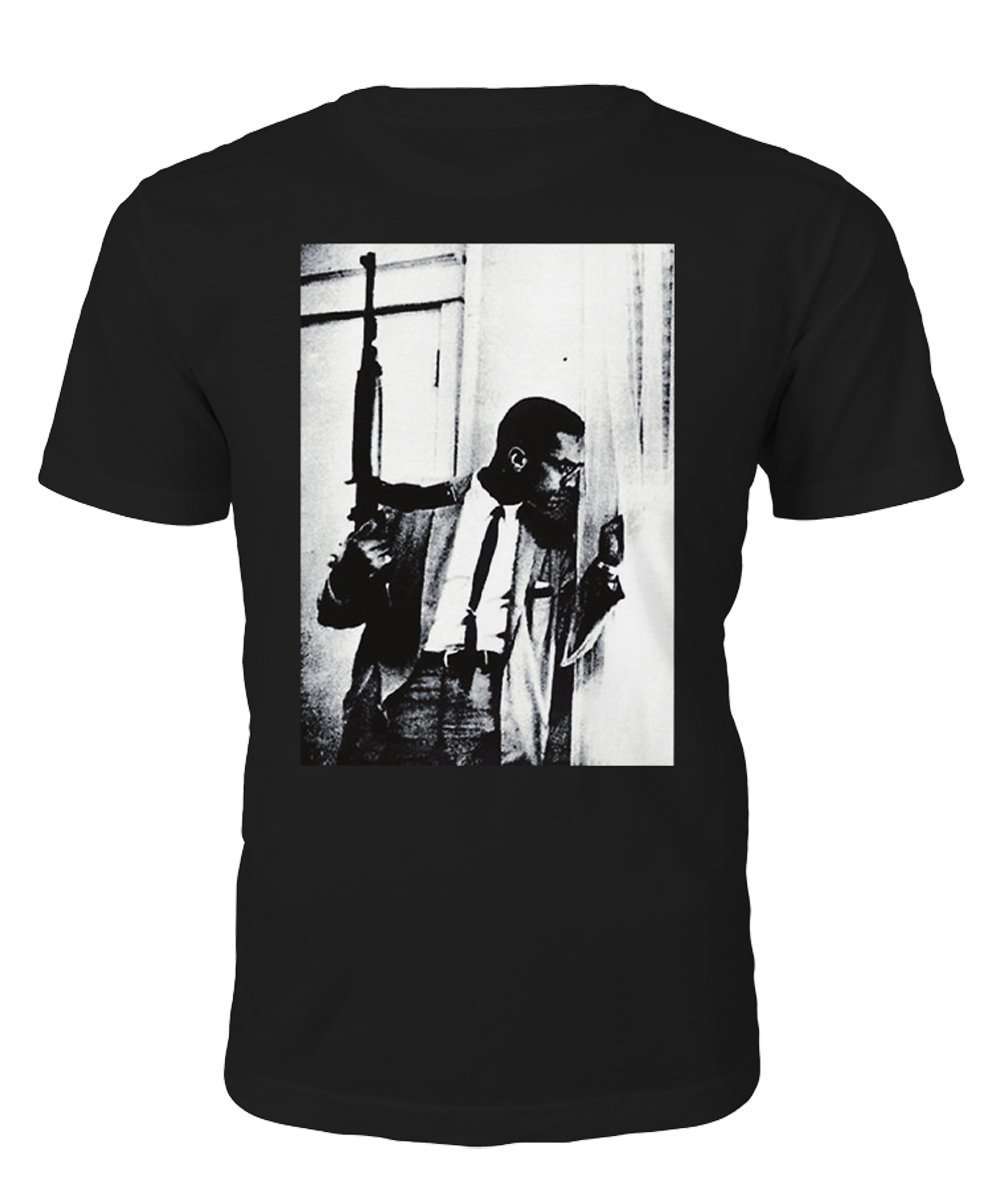 Malcolm X "By Any Means Necessary" T-shirt - Black Legacy