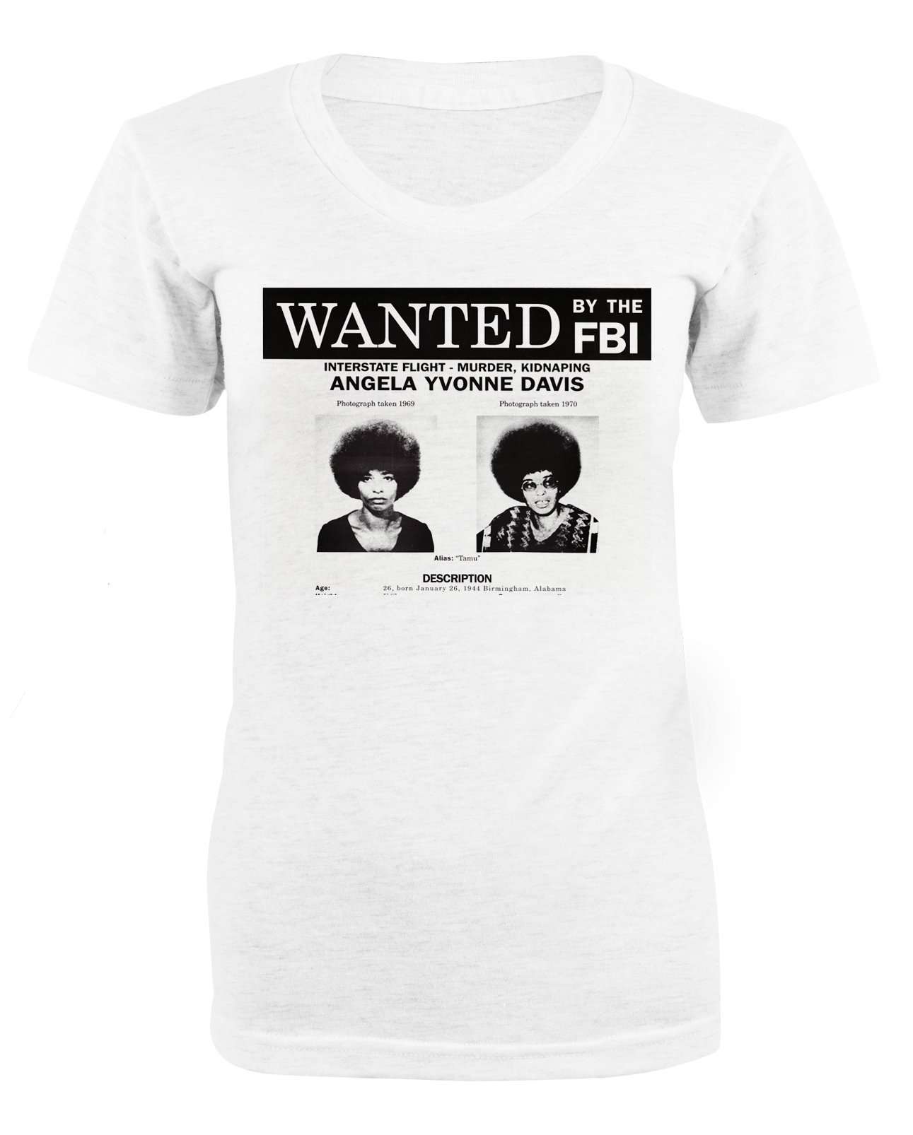 Angela Davis Wanted Woman T-shirt
